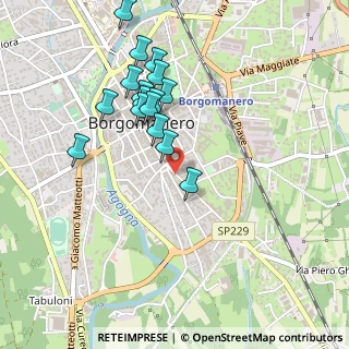 Mappa Via Antonio Rosmini, 28021 Borgomanero NO, Italia (0.45125)