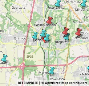 Mappa Via Milano, 22074 Lomazzo CO, Italia (2.35)