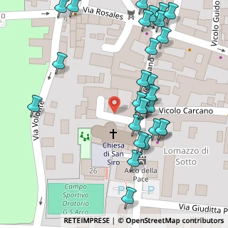 Mappa Via Milano, 22074 Lomazzo CO, Italia (0.07143)