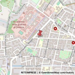 Mappa Via Giuseppe Mazzini,  44, 24128 Bergamo, Bergamo (Lombardia)