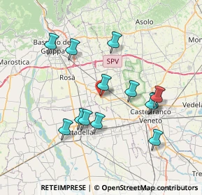 Mappa Via Condotta D. F., 31037 Loria TV, Italia (7.02154)