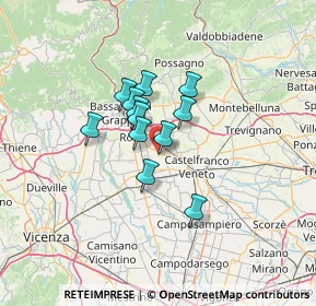 Mappa Via Condotta D. F., 31037 Loria TV, Italia (8.4975)