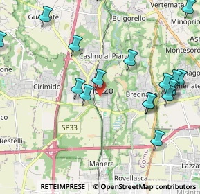 Mappa Via Volontè, 22074 Lomazzo CO, Italia (2.6285)