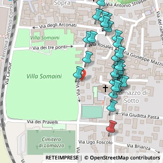 Mappa Via Volontè, 22074 Lomazzo CO, Italia (0.12143)