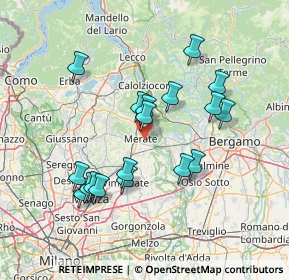 Mappa Merate, 23875 Merate LC, Italia (13.57222)