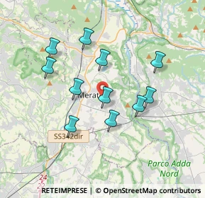 Mappa 23875 Merate LC, Italia (3.24182)
