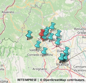 Mappa Via S. Marco, 36015 Schio VI, Italia (11.42889)