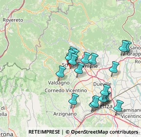 Mappa Via San Marco, 36015 Schio VI, Italia (13.705)