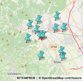 Mappa Via S. Marco, 36015 Schio VI, Italia (3.01167)