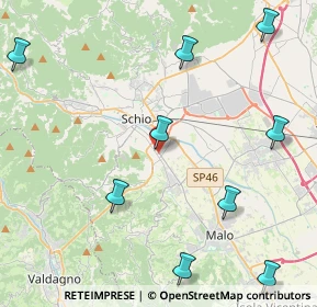 Mappa Via S. Marco, 36015 Schio VI, Italia (6.37833)