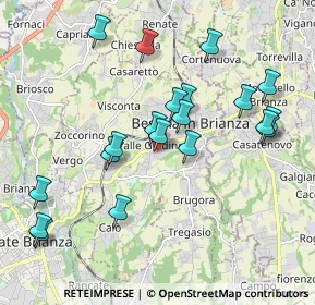 Mappa Via Giovanni Verga, 20842 Besana In Brianza MB, Italia (1.975)