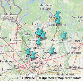 Mappa Via Giovanni Verga, 20842 Besana In Brianza MB, Italia (11.43091)