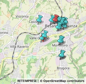 Mappa Via Giovanni Verga, 20842 Besana In Brianza MB, Italia (0.8715)