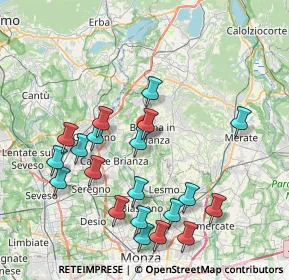 Mappa Via Giovanni Verga, 20842 Besana In Brianza MB, Italia (8.4075)