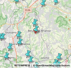 Mappa Via Giovanni Verga, 20842 Besana In Brianza MB, Italia (6.6345)