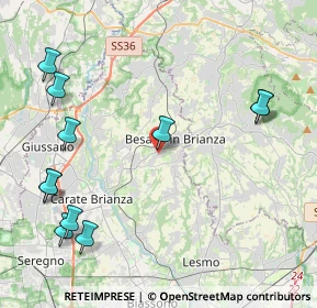 Mappa Via Giovanni Verga, 20842 Besana In Brianza MB, Italia (5.28636)