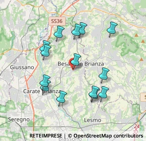 Mappa Via Giovanni Verga, 20842 Besana In Brianza MB, Italia (3.57714)