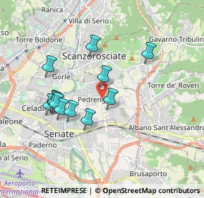 Mappa 24066 Pedrengo BG, Italia (1.65833)