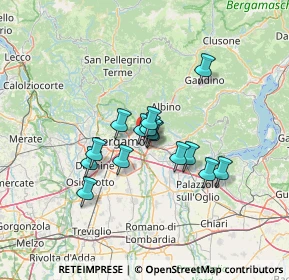 Mappa 24066 Pedrengo BG, Italia (9.52333)