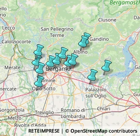 Mappa 24066 Pedrengo BG, Italia (10.27)