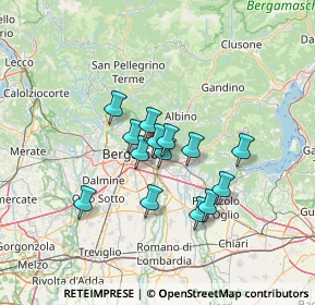 Mappa 24066 Pedrengo BG, Italia (9.79071)