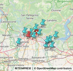Mappa 24066 Pedrengo BG, Italia (10.10308)
