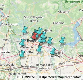 Mappa 24066 Pedrengo BG, Italia (8.87625)