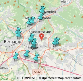 Mappa 24066 Pedrengo BG, Italia (3.66188)