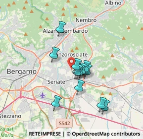 Mappa 24066 Pedrengo BG, Italia (2.72583)