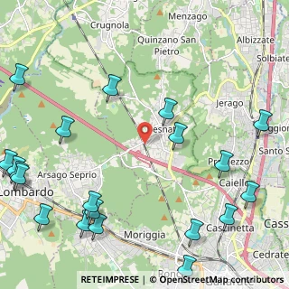 Mappa Via Nazario Sauro, 21010 Besnate VA, Italia (3.164)