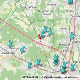 Mappa Via Nazario Sauro, 21010 Besnate VA, Italia (3.21833)