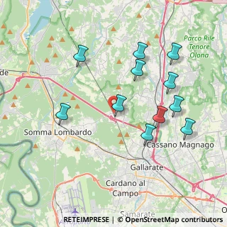 Mappa Via Nazario Sauro, 21010 Besnate VA, Italia (3.87727)