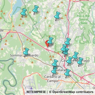 Mappa Via Nazario Sauro, 21010 Besnate VA, Italia (4.65643)