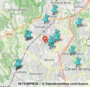 Mappa Via Angelo Elli, 20833 Giussano MB, Italia (2.044)