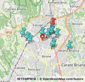 Mappa Via Angelo Elli, 20833 Giussano MB, Italia (1.19846)