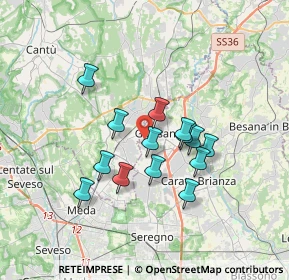 Mappa Via Angelo Elli, 20833 Giussano MB, Italia (2.79786)