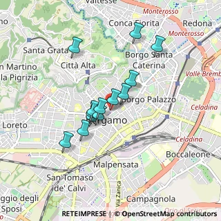 Mappa Portici Sentierone, 24121 Bergamo BG, Italia (0.68538)