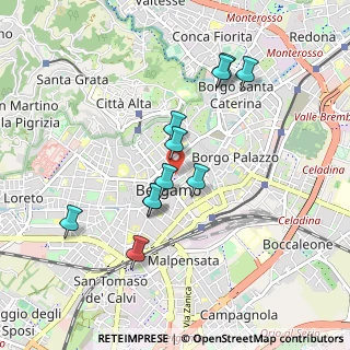 Mappa Sentierone, 24121 Bergamo BG, Italia (0.81545)