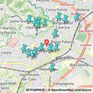 Mappa Sentierone, 24121 Bergamo BG, Italia (0.95353)