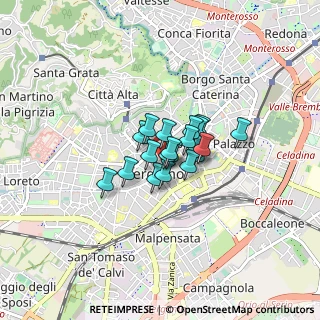 Mappa Sentierone, 24121 Bergamo BG, Italia (0.4195)