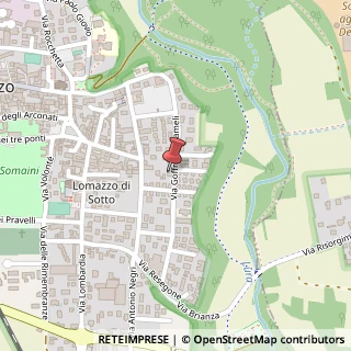 Mappa Via Goffredo Mameli, 34, 22074 Lomazzo, Como (Lombardia)