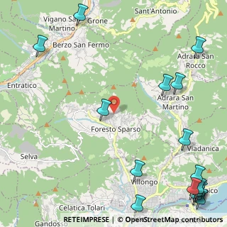Mappa Via Bettenzini, 24060 Foresto Sparso BG, Italia (3.5475)