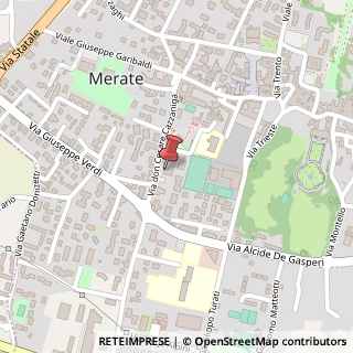 Mappa Via Don C. Cazzaniga, 13, 23807 Merate, Lecco (Lombardia)