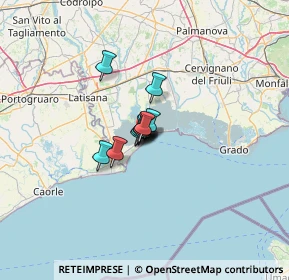 Mappa Via Carso, 33054 Lignano Sabbiadoro UD, Italia (5.04636)