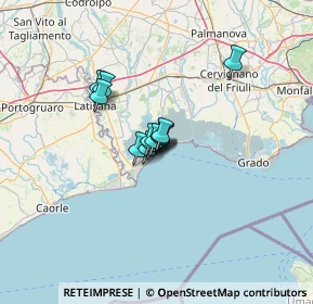 Mappa Via Carso, 33054 Lignano Sabbiadoro UD, Italia (6.76833)