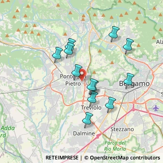 Mappa Via Dorotina, 24030 Mozzo BG, Italia (3.41667)