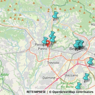 Mappa Via Dorotina, 24030 Mozzo BG, Italia (5.11583)