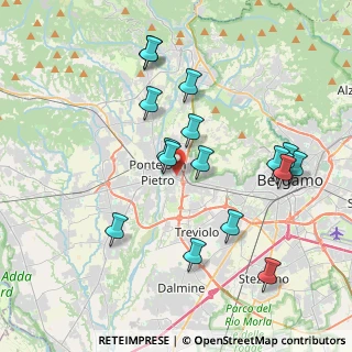Mappa Via Dorotina, 24030 Mozzo BG, Italia (3.93647)