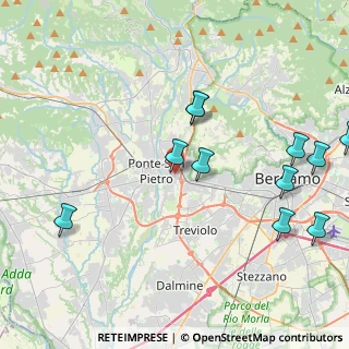 Mappa Via Dorotina, 24030 Mozzo BG, Italia (4.80273)