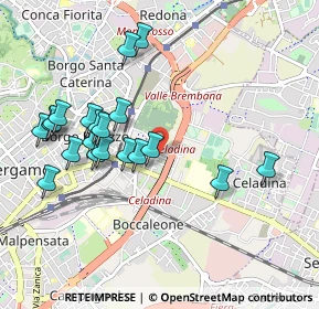 Mappa Via Stelvio, 24125 Bergamo BG, Italia (0.9695)